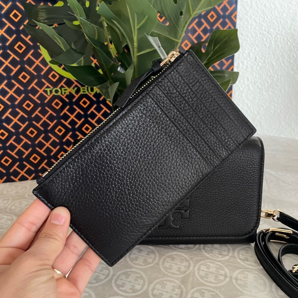 New, tory bruch thea flat crossbody wallet - Picture 6 of 15